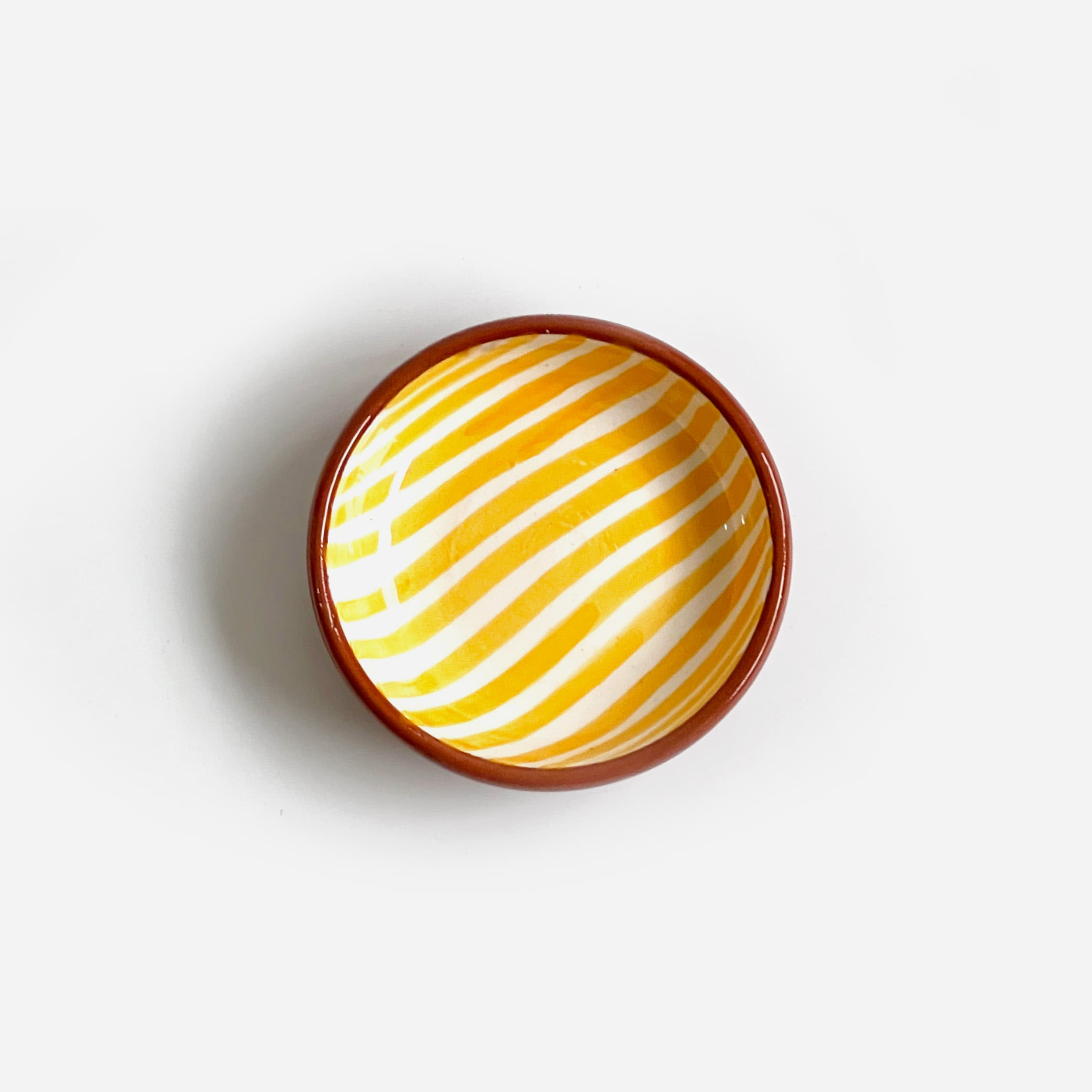[CASA CUBISTA] Stripe Bowl Mini_Tangerine