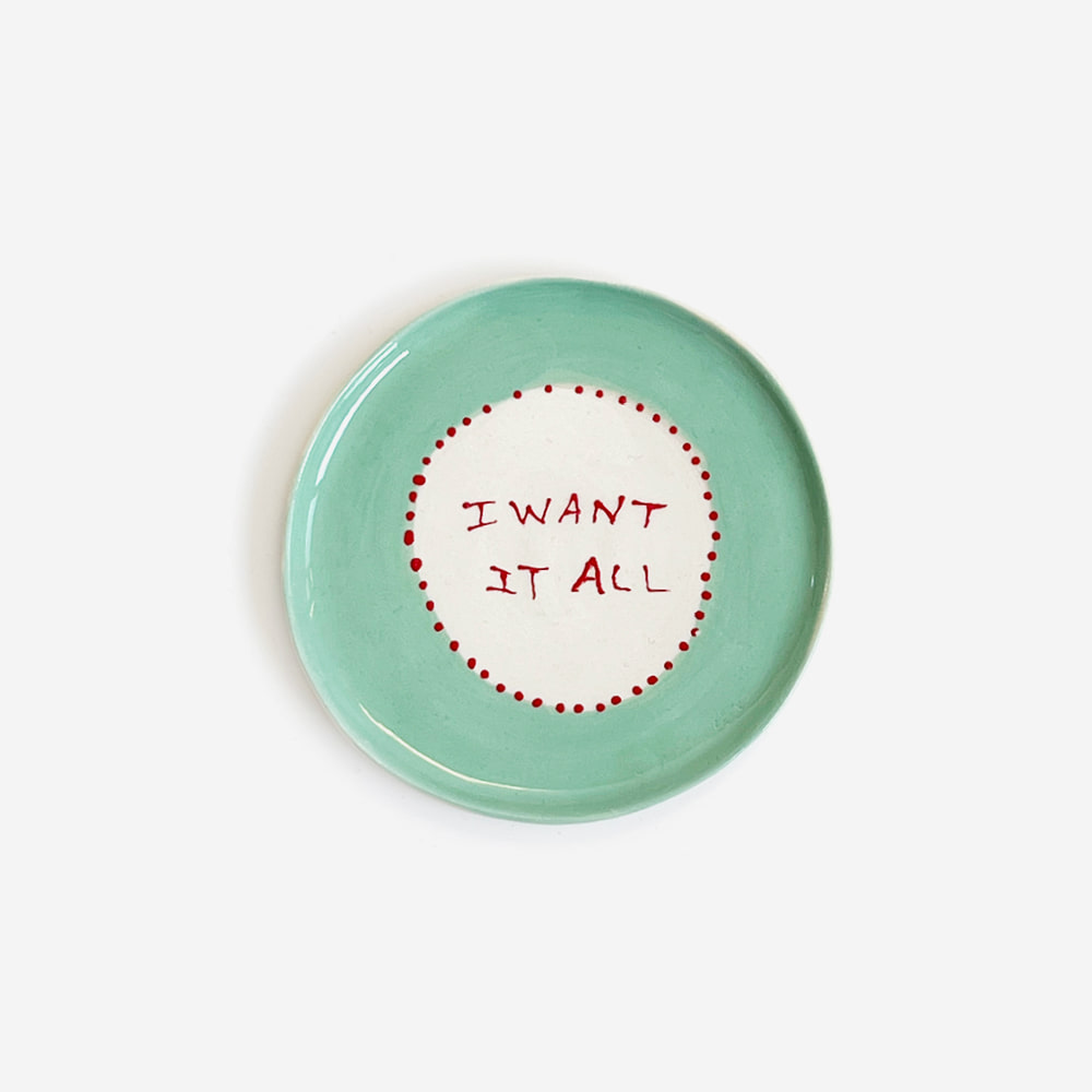 [LAETITIA ROUGET] I want it all Jewellery Plates_Green