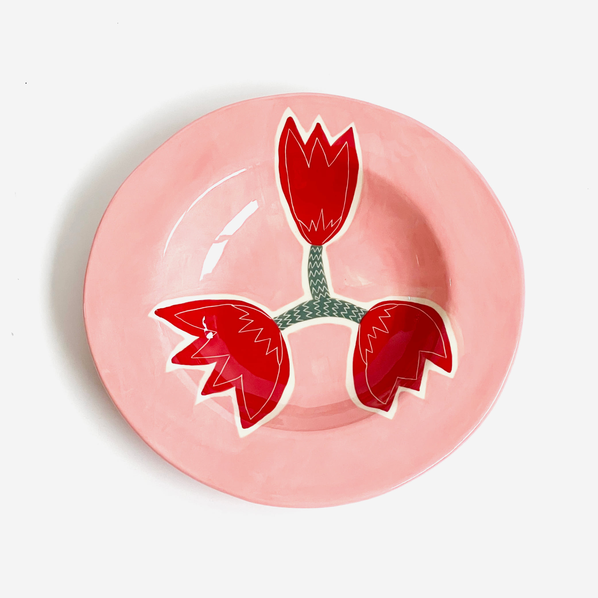[LAETITIA ROUGET] Pink Tulip Plates