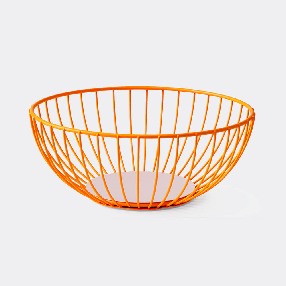 [OCTAEVO] Iris Wire Basket_Orange