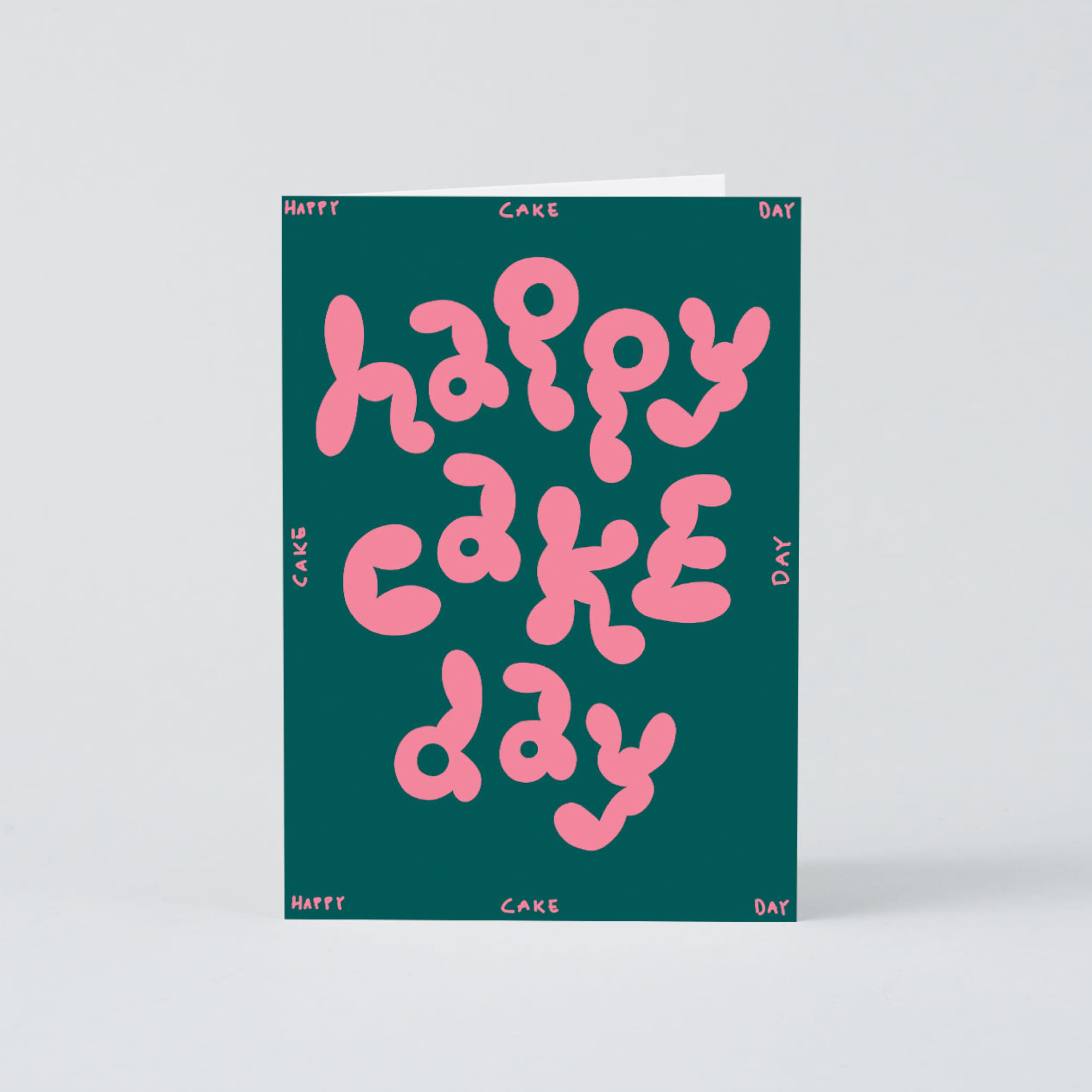 [WRAP] Happy Cake Day Embossed Greetings Card