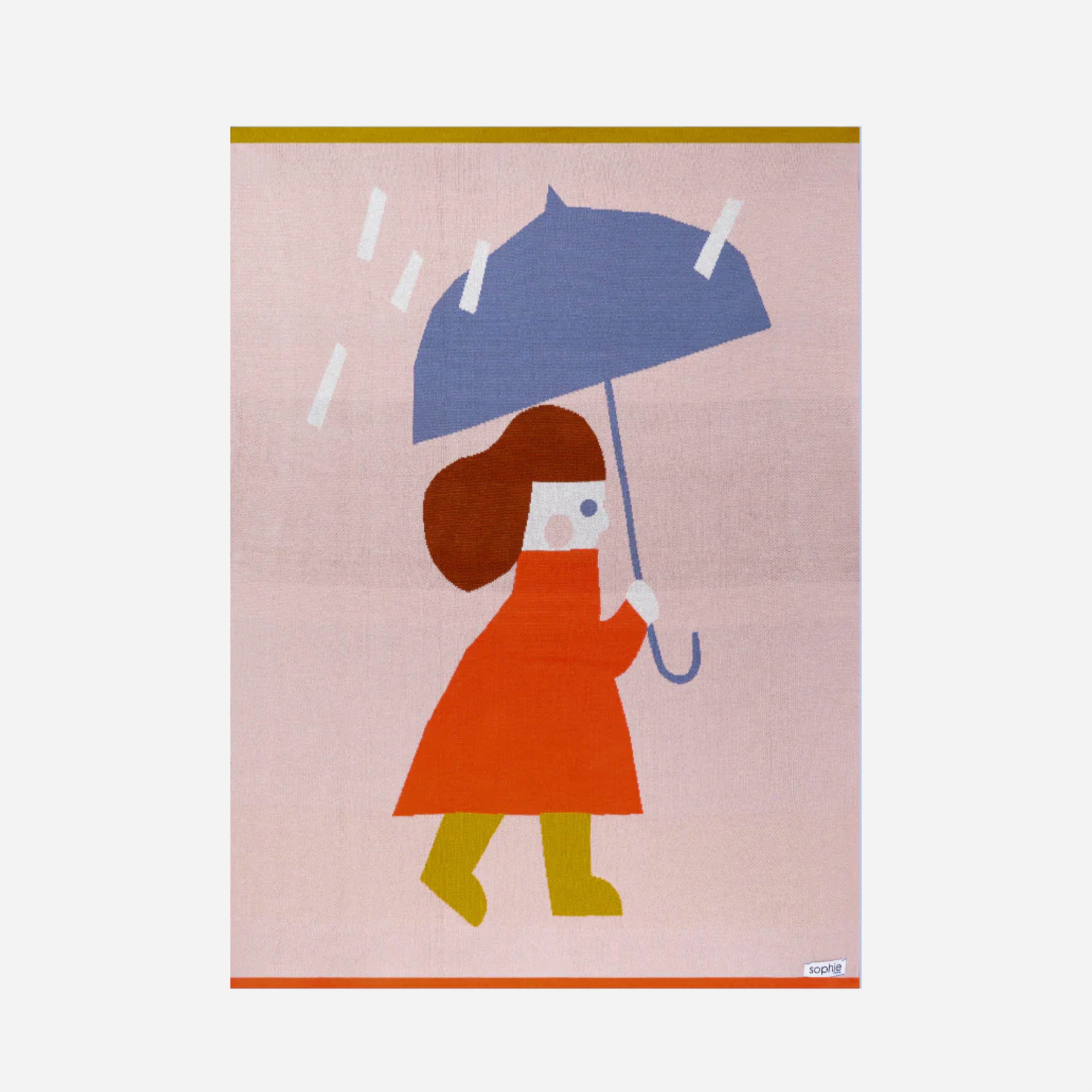[SOPHIE HOME] Rainy Day Mini Blanket