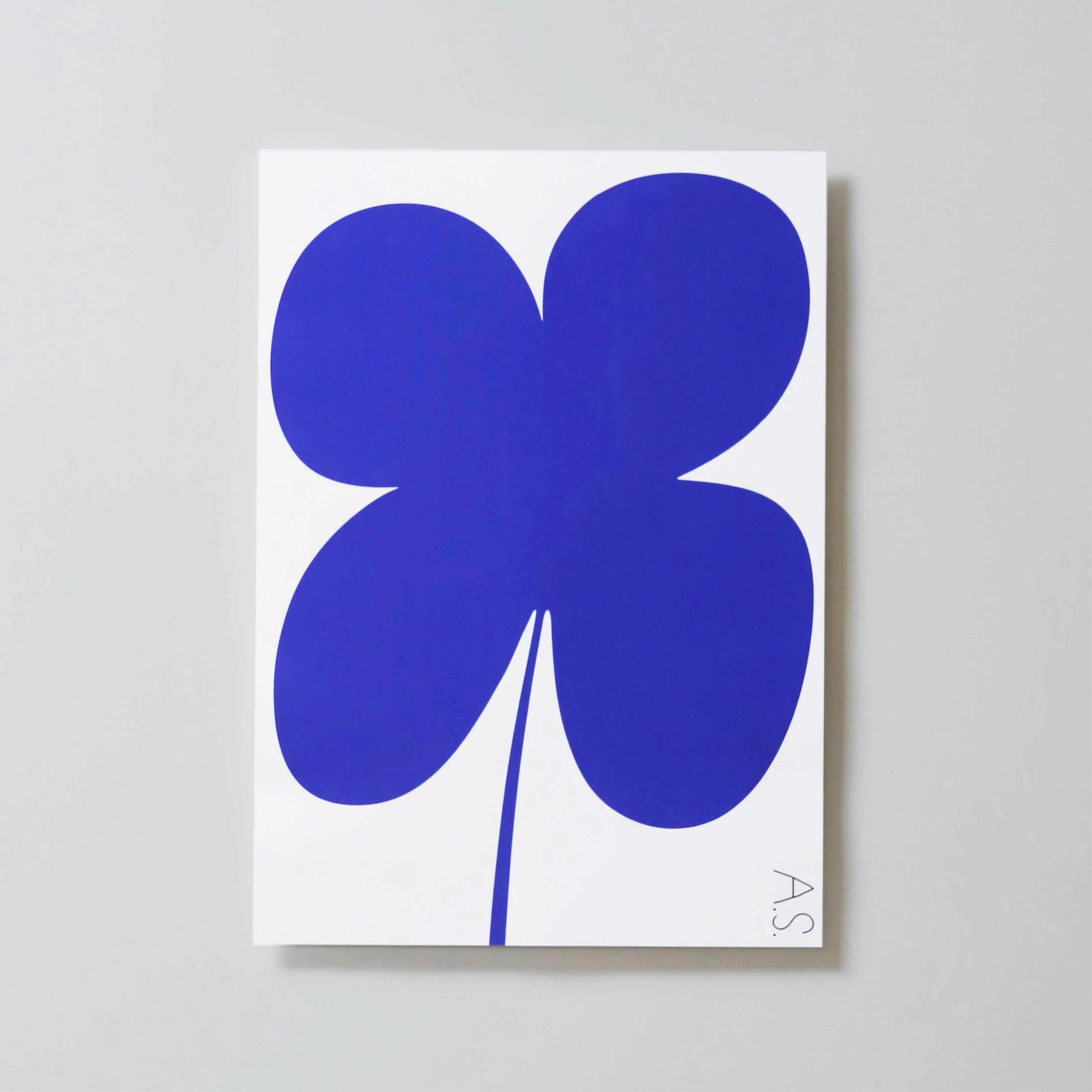 [Andreas Samuelsson] Silkscreen Flower Blue
